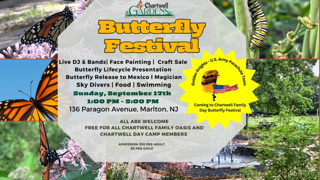 Chartwell Gardens Monarch Butterfly Festival